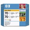 Kartuše HP Kartuša, dvojno pakiranje, HP CB350A Nr. 70 Gloss enhancer (130ml)