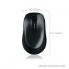 Miške Microsoft MICROSOFT  Wireless Mouse 2000, črna