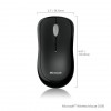 Miške Microsoft MICROSOFT Wireless Mouse 1000, črna