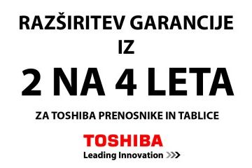 Podaljšanje garancije TOSHIBA Razširitev...