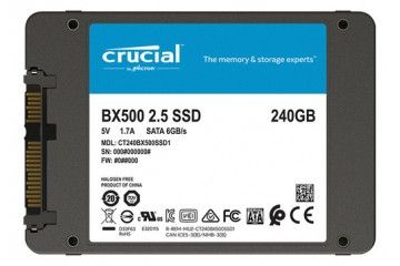 SSD diski CRUCIAL  SSD 240GB 2.5' SATA3 3D TLC,...