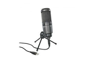  Slušalke   Mikrofon Audio-Technica AT2020USB+
