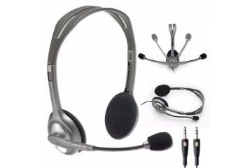  Slušalke Logitech LOGITECH H110 sive...