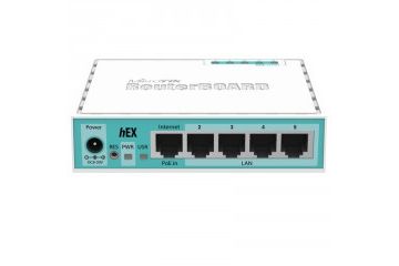 Routerji WiFi  MIKROTIK hEX RB750GR3 5-port...