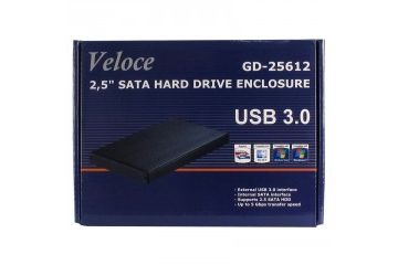PC Ohišja  INTER-TECH GD-25612 Veloce USB 3.0...
