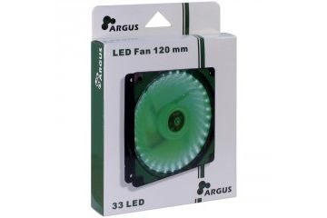 Ventilatorji  INTER-TECH Argus L-12025 GR zelen...