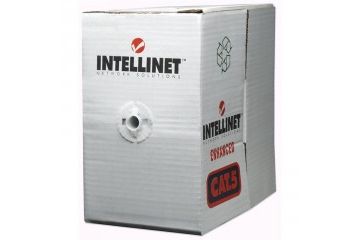 adapterji  INTELLINET CAT5e UTP 305m kolut siv...