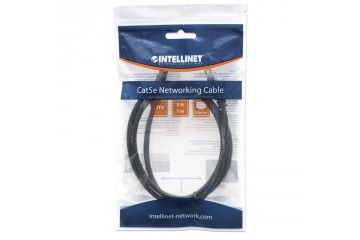 adapterji  INTELLINET CAT5e UTP 1m črn mrežni...