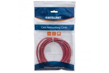 adapterji  INTELLINET CAT5e UTP 3m rdeč...