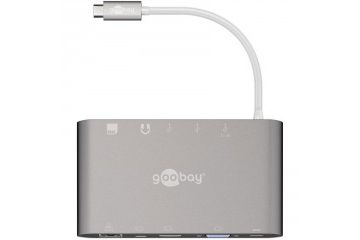adapterji Goobay GOOBAY USB-C / RJ45 + HDMI +...