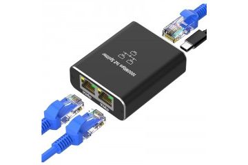 adapterji ____  Gigabit Ethernet 1 na 2 RJ45...