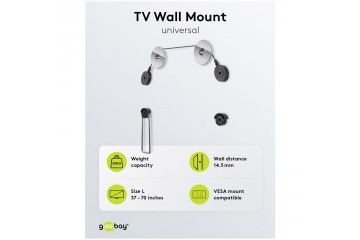 Dodatki za monitorje Goobay GOOBAY TV EasyMount...