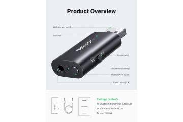 Predvajalniki Ugreen  UGREEN bluetooth 5.1...