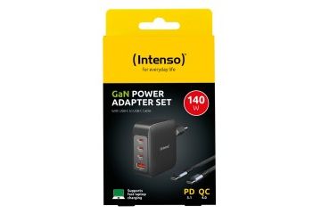 Dodatki INTENSO  Intenso 140W GaN napajalnik s...