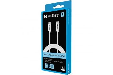 Dodatki Sandberg  USB-C polnilni kabel 1M, 65W