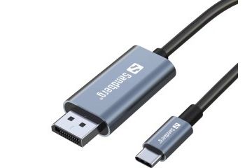 kabli Sandberg  Sandberg USB-C na DisplayPort...