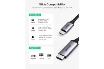 kabli Ugreen  Ugreen USB-C na HDMI kabel 1.5m...