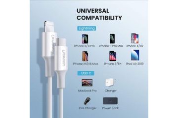 Dodatki Ugreen  UGREEN USB-C na Lightning kabel...