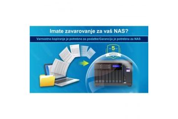NAS Qnap  QNAP dodatna garancija 2 leti, rdeča