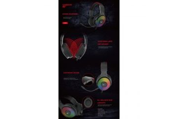  Slušalke Havit  HAVIT Gamenote RGB LED...