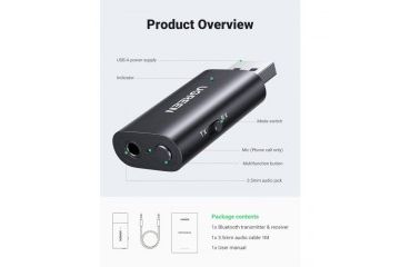 Predvajalniki Ugreen  UGREEN bluetooth 5.1...