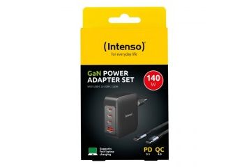 Dodatki INTENSO  Intenso 140W GaN napajalnik s...