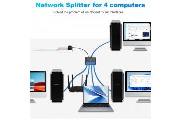 adapterji ____  Gigabit Ethernet 1 na 4 RJ45...