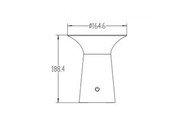 Namizne svetilke Asalite  Asalite LED solarna...