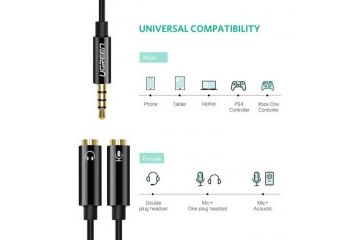 kabli Ugreen  Ugreen adapter 3.5mm (M) na 2x...