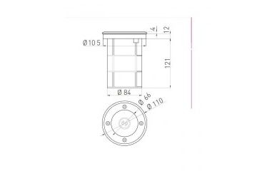 LED luči GTV  GTV zunanja talna svetilka...