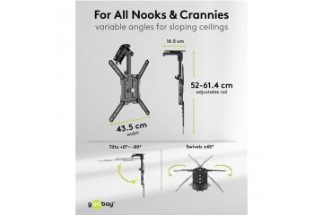 Dodatki za monitorje Goobay  GOOBAY Basic...