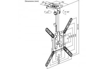 Dodatki za monitorje Goobay  GOOBAY Basic...