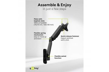 Dodatki za monitorje Goobay GOOBAY monitor 17'-...