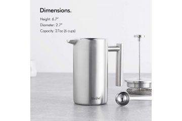 Priprava kave VONSHEF  VonShef kafetiera za 6...