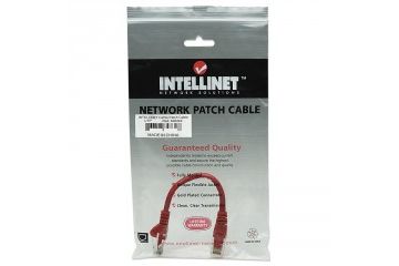 adapterji  INTELLINET CAT5e UTP 0,5m rdeč...