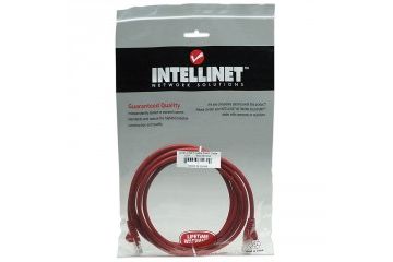 adapterji  INTELLINET CAT5e UTP 5m rdeč...