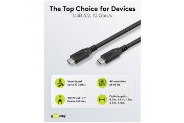 adapterji Goobay GOOBAY USB-C na USB-C 100W...