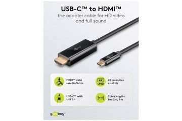 adapterji Goobay GOOBAY USB-C (M) na HDMI (M)...