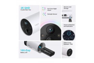 Kamere TP-link TP-LINK Tapo C420S2 4MP 2K QHD...