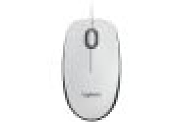 Miške Logitech  LOGITECH M100 Corded Mouse-WHITE