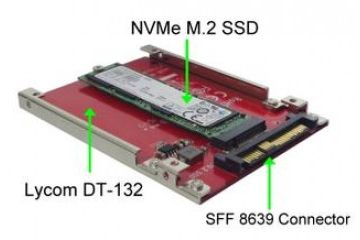 Prenosni diski 2.5' Lycom  Adapter SSD, iz M.2...