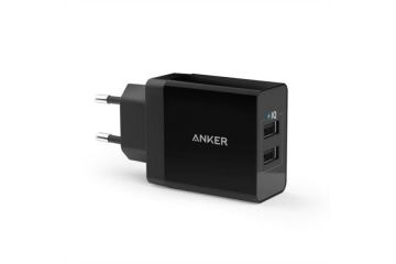 Dodatki Anker  Anker 24W 2-port USB stenski...