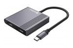 adapterji Sandberg  Sandberg USB-C 2xHDMI + USB...
