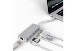 adapterji Goobay GOOBAY USB-C / RJ45 + HDMI +...