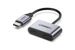  Slušalke Ugreen  UGREEN USB-C v dvojni USB-C...