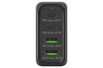 Dodatki Goobay GOOBAY 2x USB-C + 2x USB-A 5V...