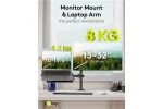 Dodatki za monitorje Goobay GOOBAY Basic Arm...