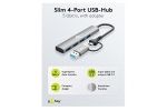 Torbe za prenosnike Goobay GOOBAY USB-C na 4x...