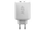 Dodatki Goobay GOOBAY USB-C + USB-A 5V 45W beli...