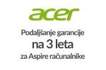 Dodatki ACER  ACER podaljšanje garancije na 3...